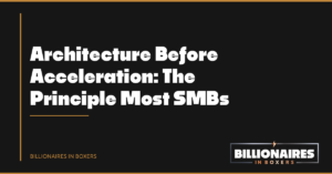 Revenue Architecture before acceleration