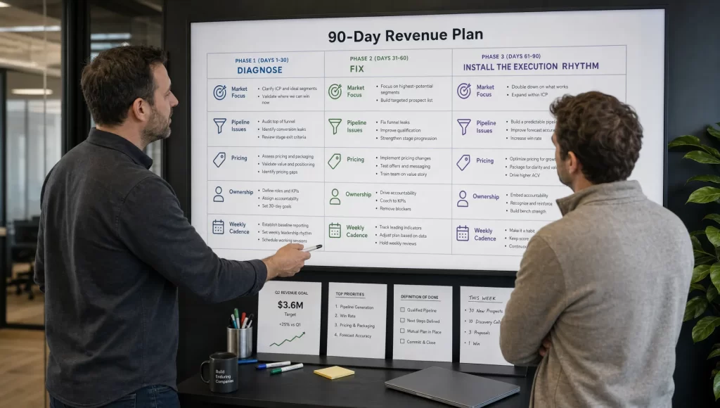 What a Strategy Consultant Should Fix in the First 90 Days